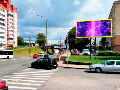 Экран ул.Горновых-фабрика мороженого г.Гродно