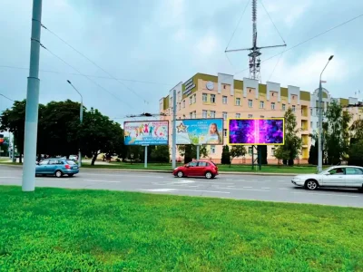 Экран ул.М.Горького —  б-р Ленинского г.Гродно