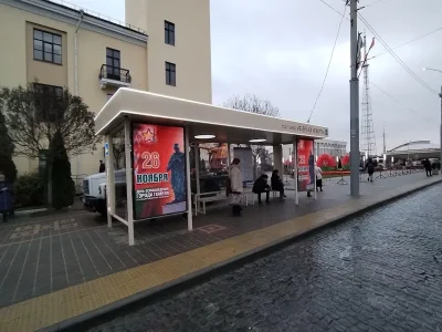 Экраны ост. «Фабрика 8 Марта» г.Гомель