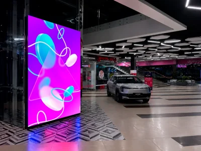 Экран ТЦ «Global Market» г.Речица